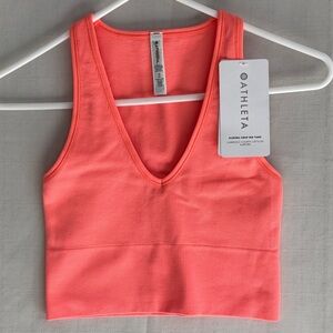 NWT Athleta Aurora Crop Rib Tank